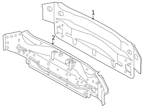 Rear Body for 2013 BMW X6 #0
