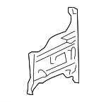 MR610790 - Body: Inner Cover for Mitsubishi Image