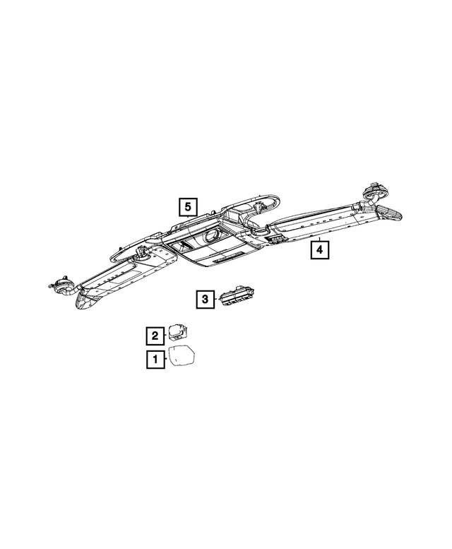 1EK24XXXAB - Electrical: Rain Sensor Cover for Mopar Image image