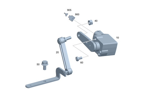 Regulation of Dynamic Headlamp Range Control, Rear for 2009 Mercedes-Benz GL 320 #0