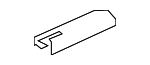 52105A41FF3 - Body: Rear End Track Cover for BMW Image