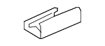 52105A41FE3 - Body: Ft End Track Cover for BMW Image