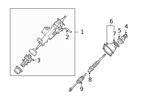 Steering Column Assembly for 2014 Nissan Armada #0