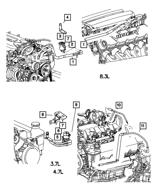 52121071AC - Emission Systems: Solenoid Bracket for Mopar Image