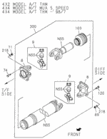 8972321681 - : Shaft Assembly Prop Rear for Honda Image