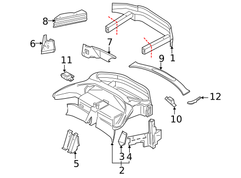 Rear Body for 2000 BMW Z8 #0