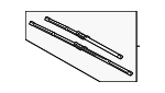 61615A83E66 - : Wiper Blade Set for BMW Image