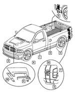 5159214AA - Mopar Accessories - Component Parts: Lowerside Cladding Kit, Right for Mopar Image