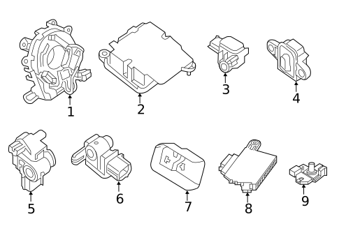Air Bag Components for 2013 INFINITI JX35 #0