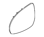 998105003 - Body: Mirror Glass for Mercedes-Benz Image