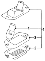 MB530248 - Electrical: License Lamp for Mitsubishi: 3000GT, Eclipse, Mirage Image