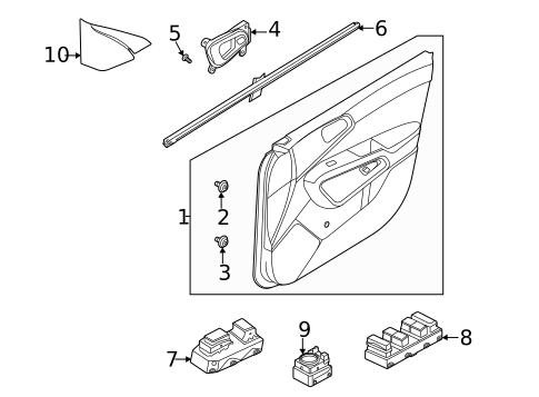 Front Door for 2025 Kia Soul #1
