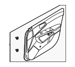 82306K0AU0D3X - Body: Door Trim Panel for Kia: Soul Image