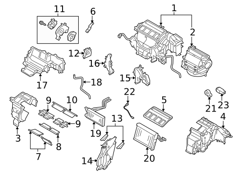 Heater for 2012 Subaru Legacy #0