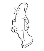 72127AJ09B - HVAC: Inner Duct for Subaru: Legacy, Outback Image