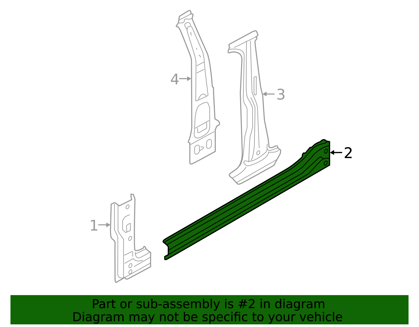 Left Front Rocker Panel Vw Volkswagen Rocker Panel - Side Frame Protection Panel - Part #5G3-809 ...