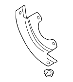 5Q1612163C - : Heat Shield for Volkswagen: Arteon, Golf, Golf Alltrack, Golf SportWagen Image