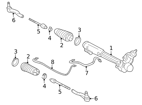 Steering Gear & Linkage for 2010 Ford Crown Victoria #0