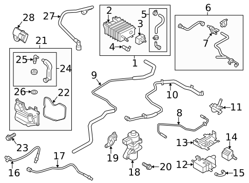EGR & Related Components for 2014 Ford Fusion #0