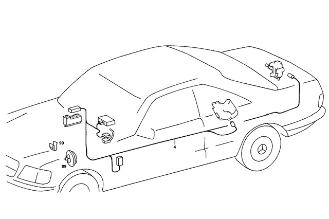 2018221014 - Electrical System: Holder for Mercedes-Benz Image image