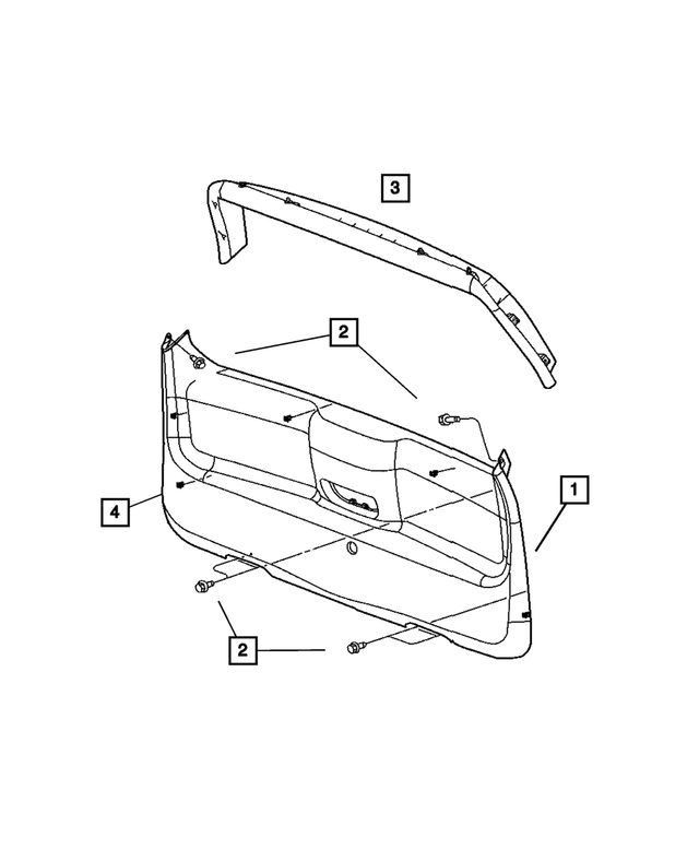 5HM91BD1AH - Interior Trim: Liftgate Lower Panel for Mopar Image