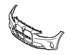 51119854240 - Body: Bumper Cover for BMW: 430i, 430i xDrive, M440i, M440i xDrive Image