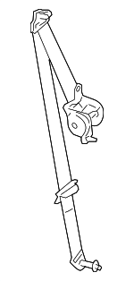 88845ZZ58B - : Lap &amp; Shoulder Belt for Nissan Image