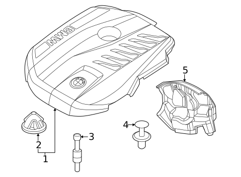Engine Appearance Cover for 2025 BMW X6 #0