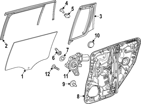 Rear Door for 2024 Mercedes-Benz EQB 300 #2