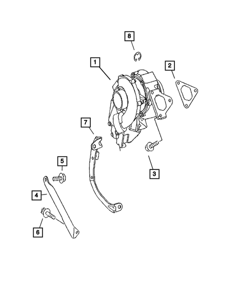 Fuel Injection Pump & Turbo Charger for 2004 Dodge Sprinter 2500 #1