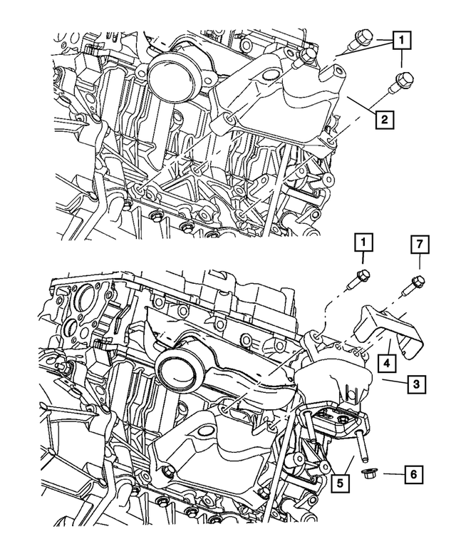 4578349AA - 3.5L Gas; Engine: Heat Shield for Mopar Image