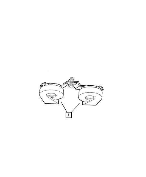 Horns for 2004 Jeep Grand Cherokee #0