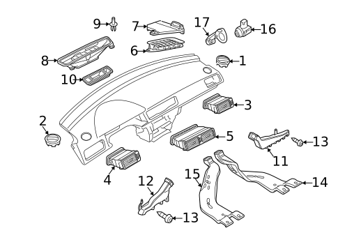 Automatic Temperature Controls for 2015 Volkswagen Passat #2