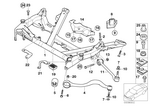 31106755072 - Front Axle: Front Axle Support for BMW Image