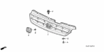 9390325220 - Interior/Bumper: SCREW, TAPPING (5X12) for Honda Image