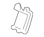 2010-2015 Honda - Garnish Rear Seat-Back Belt Guide