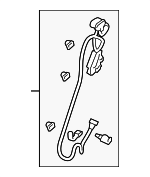 2010-2012 Honda - Lock Assembly L Rear Seat *NH167L* (Graphite Black)