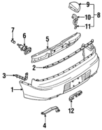 MB831884 - Body: Bumper Cover for Mitsubishi: 3000GT Image