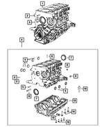 6510528AA - 1.4L Gas; Engine: Double Ended Stud, Mounting for Dodge: Dart | Fiat: 500 Image