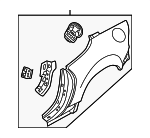 NFY970410F - Body: Quarter Panel for Mazda Image
