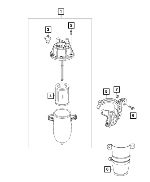 Fuel Pump and Sending Unit for 2017 Jeep Renegade #2