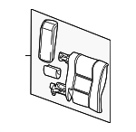 4842456 - : Seat Back Assembly for Saab: 9-3 Image