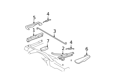 Tracks & Components for 1995 Chevrolet S10 #1
