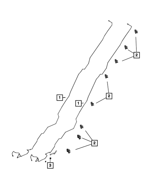 Hydraulic Control Unit, Brake Tubes and Hoses for 2020 Ram 3500 #6