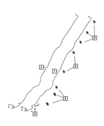 57008308AB - Brakes: Brake Tube, Right for Ram: 3500 Image