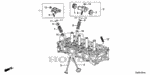 14624R40A01 - Engine: ARM ASSY., EX. ROCKER for Honda Image