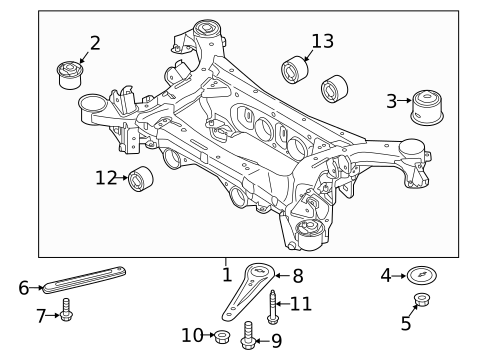 Suspension Mounting for 2015 Hyundai Genesis #0