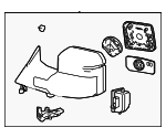879400C710 - Body: Mirror Assembly for Toyota: Sequoia, Tundra Image