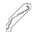 4F1422891M - Steering: Return Line for Audi: A6, A6 Quattro, S6 Image