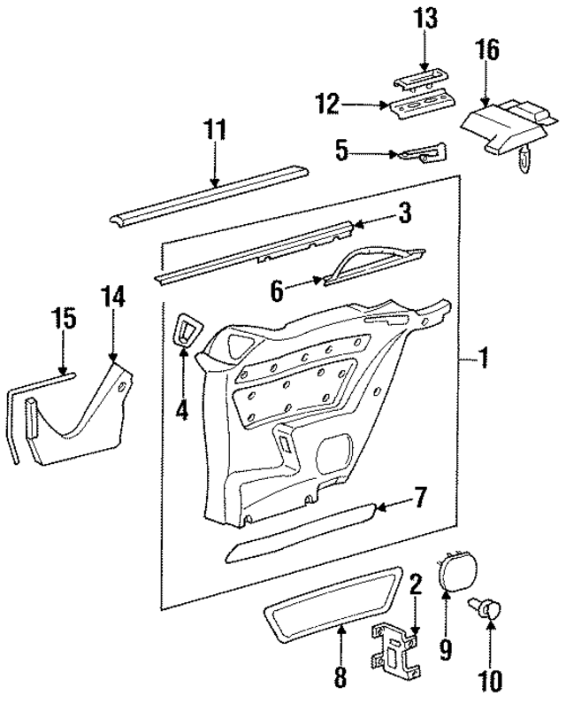12469041265070 - Body: Trim Panel Assembly for Mercedes-Benz Image